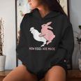 How Easter Eggs Are Made Humor Sarcastic Adult Humor Women Hoodie Gifts for Her