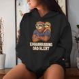 Embarrassing Dad Alert Parents Family Mom Dad Relatives Women Hoodie Gifts for Her