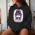 Embrace Equity International Day 2024 Messy Bun Women Hoodie Gifts for Her