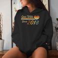 Epic Wife Since 2018 Vintage Wedding Anniversary Women Hoodie Gifts for Her