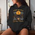 Fall Is For Apple Baking Bonfire Pumpkin Thanksgiving Women Hoodie Gifts for Her