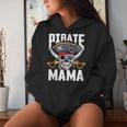 Family Skull Pirate Mama Jolly Roger Crossbones Flag Women Hoodie Gifts for Her