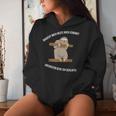 Faultier Sloth2 Geschenkidee Kollegen Freunde Kapuzenpullover für Damen Geschenke für Sie