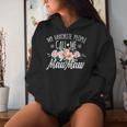 My Favorite People Call Me Mawmaw Floral Birthday Mawmaw Women Hoodie Gifts for Her