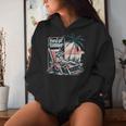 Feral Girl Summer Raccoon Beach Women Hoodie Gifts for Her