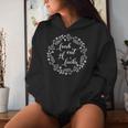 Fresh Out Of Fucks Cute Floral Sarcastic Adult Humor Women Hoodie Gifts for Her