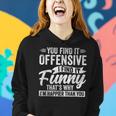 Adult Humor Sarcastic Offensive Happy Feeling Quote Women Hoodie Gifts for Her