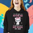 Big Sister To Be 2024 Promoted To Big Sister 2024 Women Hoodie Gifts for Her