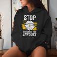 Carpentry Stop And Smell The Sawdust Working Carpenter Women Hoodie Gifts for Her