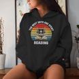 Cat Reading Quote Vintage Reading Lovers' Idea Women Hoodie Gifts for Her