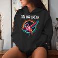 Dabbing Flamingo Wearing Total Solar Eclipse Glasses Women Hoodie Gifts for Her