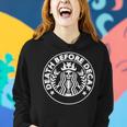 Death Before Decaf Cozy Coffee Lover Skeleton Women Hoodie Gifts for Her