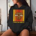 I Found This Humerus Dog Vintage Science Skeleton Bone Women Hoodie Gifts for Her