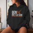 Generation X Humor 60S 70S Gen-Xers Sarcastic Gen X Women Hoodie Gifts for Her