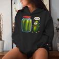 Pickle Surprise Of Sliced Pickles Pickle Women Women Hoodie Gifts for Her