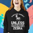 Zebra Themed For African Wildlife Safari Women Hoodie Gifts for Her