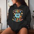 Future Planet Earth Is In My Classroom Groovy Proud Teacher Women Hoodie Gifts for Her