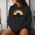 Gay Bear Ohio Rainbow Pride Vintage Distressed Women Hoodie Gifts for Her