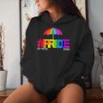 Gay Pride St Pete Florida 2024 Rainbow Flag Lgbtqia Ally Women Hoodie Gifts for Her