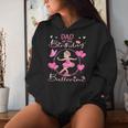 Geburtstags-Ballett – Papa Des Geburtstags Ballerina-Mädchen Im Tutu Kapuzenpullover für Damen Geschenke für Sie