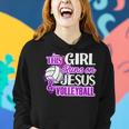 This Girl Runs On Jesus And Volleyball Christian Squad Women Hoodie Gifts for Her