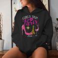 Girls Trip Paris 2024 Vacation Birthday Squad Women Hoodie Gifts for Her