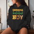 Grandma Of The Birthday Boy Lion Family Matching Women Hoodie Gifts for Her