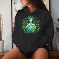 Green Mother Earth Day Gaia Save Our Planet Hippie Women Hoodie Gifts for Her