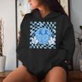 Groovy Hippie Face Puzzle Autism Awareness Men Women Hoodie Gifts for Her