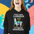 Hanukkah Pajamas Llamakah Llama Chanukah Pjs Women Hoodie Gifts for Her