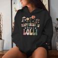 Happiness Is Being A Lolli Floral Lolli Mother's Day Women Hoodie Gifts for Her