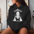 Havanesische Mama Papa Hund Lustiges Alien Ufo Kapuzenpullover für Damen Geschenke für Sie