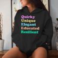 Hidden Word Queer Gay Lgbt Pride Rainbow Women Hoodie Gifts for Her