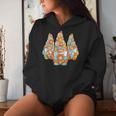 Hippie Gnomes Groovy Flower Peace 60S 70S Retro Gnome Women Hoodie Gifts for Her
