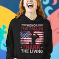 Honor The Fallen Veteran Themed Military Support Veteran Day Women Hoodie Gifts for Her