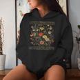 The Horrors Persist But So Do I Humor Flower Women Hoodie Gifts for Her