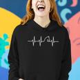 Horse Lover Heartbeat Hoodie Sweat à capuche femme Cadeaux pour elle