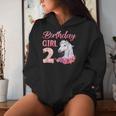 Horse Lovers 2Nd Birthday Girl Cute 2 Year Old Women Hoodie Gifts for Her