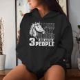 I Like Horses And Maybe 3 People Lover Rider Horse Riding Women Hoodie Gifts for Her
