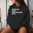 Husband Papa Beer Lover Hero Beer Drinking Party S Kapuzenpullover für Damen Geschenke für Sie