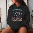 I'm Going To Be A Big Sister Again Est 2024 Unicorn Women Hoodie Gifts for Her