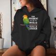 I'm Louder Caique Owner Caique Parrot Mom Women Hoodie Gifts for Her