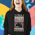 I'm Mom Grandma & Veteran Flag Soldiers Vintage Women Hoodie Gifts for Her