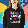 Infant Teacher Squad Matching Back To School First Day Women Hoodie Gifts for Her