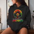 Junenth Black African Hair Remembering My Ancestors Women Hoodie Gifts for Her