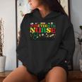 Junenth Nurse Groovy Retro African Scrub Top Black Women Women Hoodie Gifts for Her