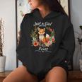 Just A Girl Who Loves Foxes For Girls Who Love Animals Women Hoodie Gifts for Her