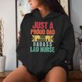 Just A Proud Dad That Raised A Badass L&D Nurse Fathers Day Women Hoodie Gifts for Her