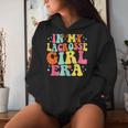 In My Lacrosse Girl Era Retro Game Day Groovy Women Hoodie Gifts for Her