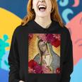 Our Lady Of Guadalupe Rose Blessed Mother Mary Catholic Women Hoodie Gifts for Her